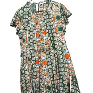 Kirundo Floral Green dress